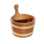 Natural Doctor ND-ACC-079 Sauna bucket and ladle with PE plastic liner(red cedar)