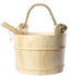 Natural Doctor ND-ACC-087 Sauna bucket and ladle with PE plastic liner