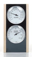 Natural Doctor ND-ACC-229 Wooden thermometer and hygrometer with metal