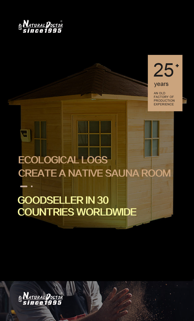 NaturalDoctor-OD Outdoor sauna for 2- 6 people