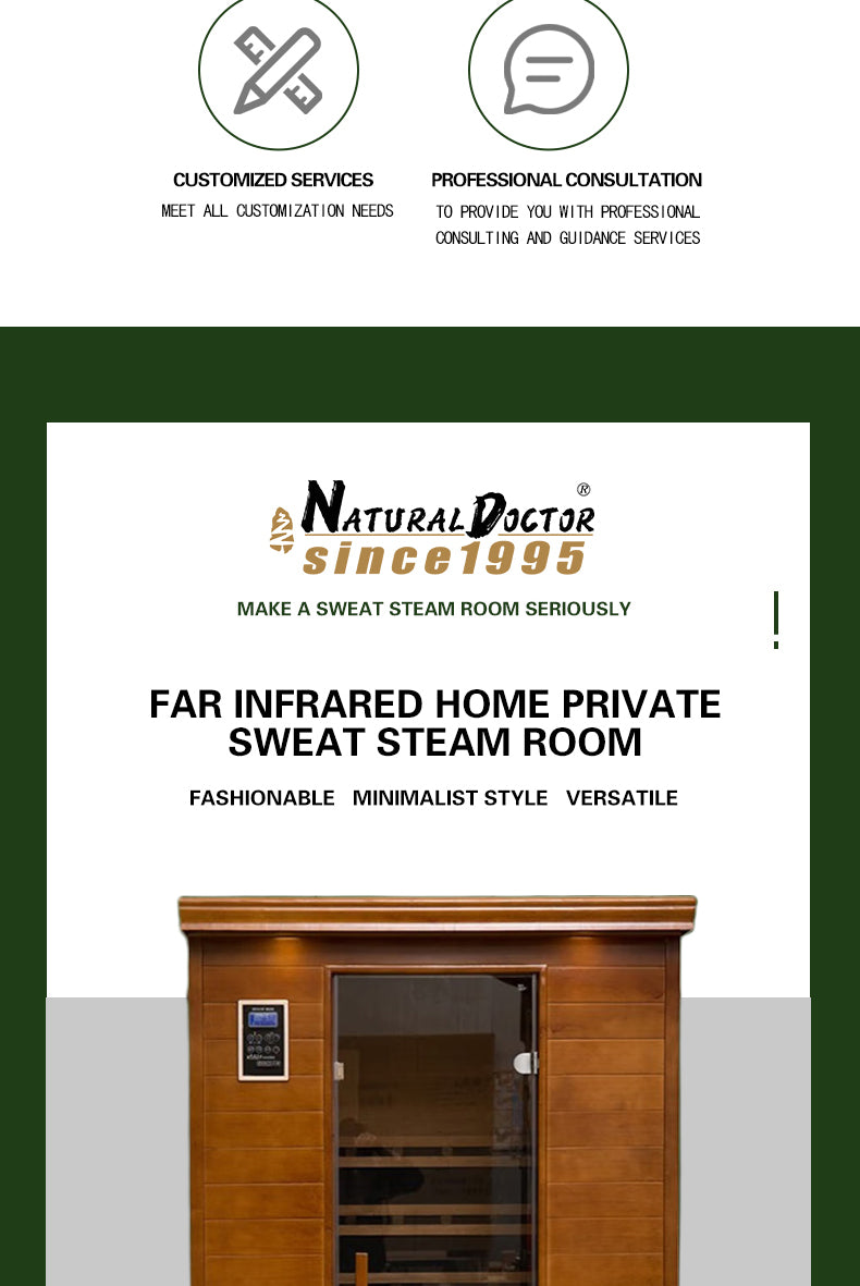 NaturalDoctor-D Infrared sauna for 1- 4 people