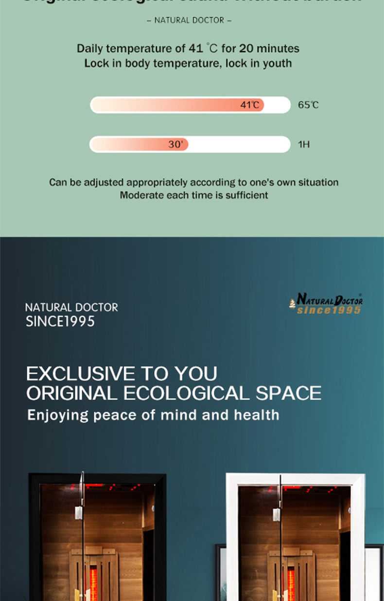 NaturalDoctor-41°C Infrared sauna