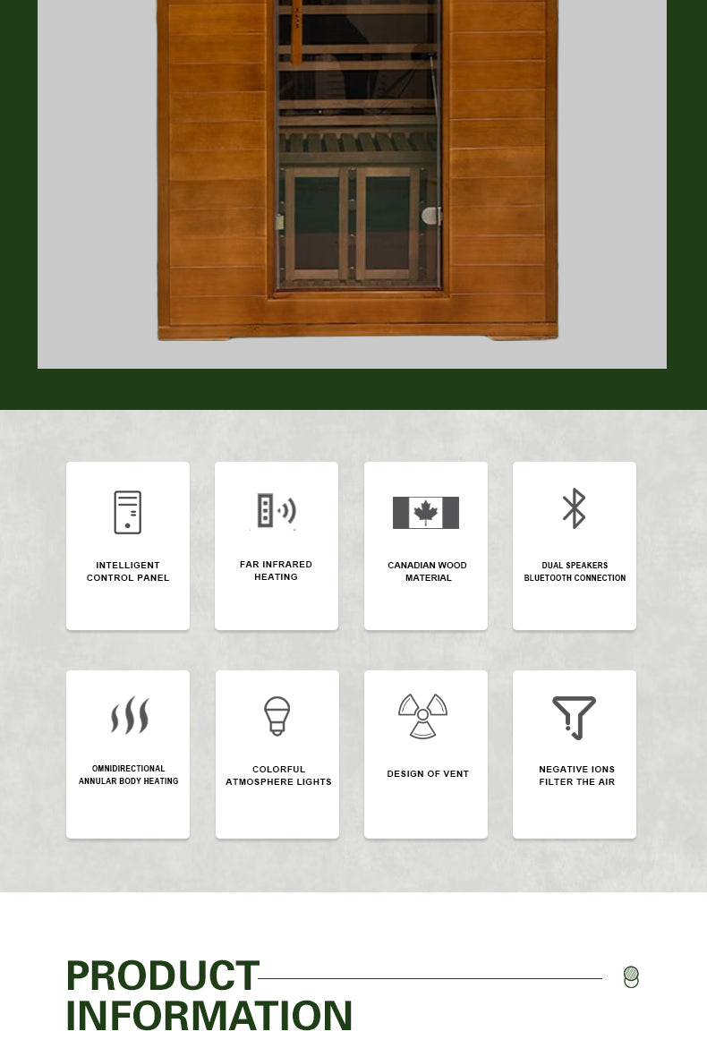 NaturalDoctor-D Infrared sauna for 1- 4 people