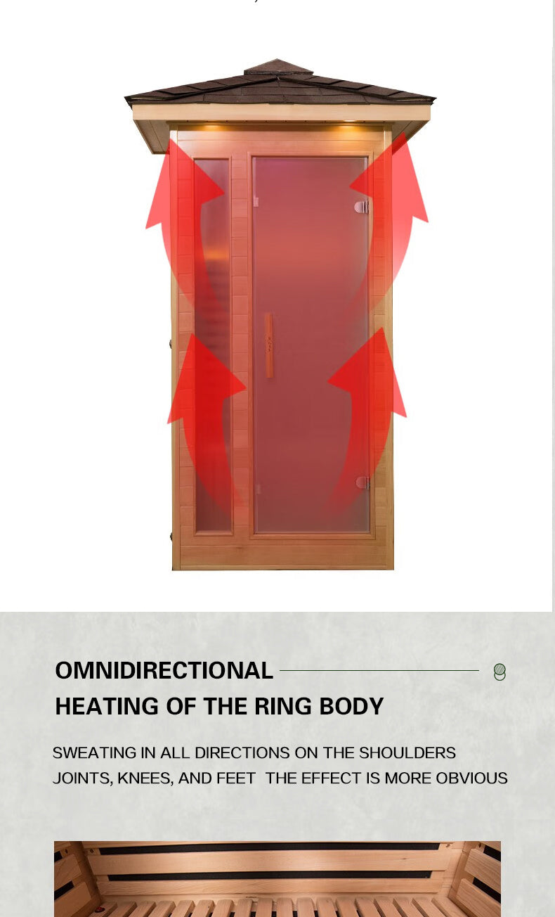 NaturalDoctor-OD Outdoor sauna for 2- 6 people