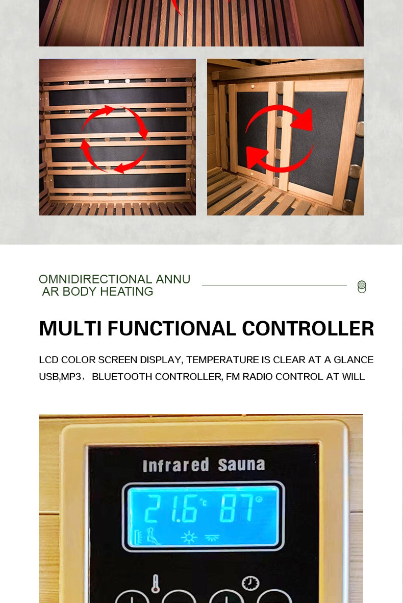 NaturalDoctor-D Infrared sauna for 1- 4 people