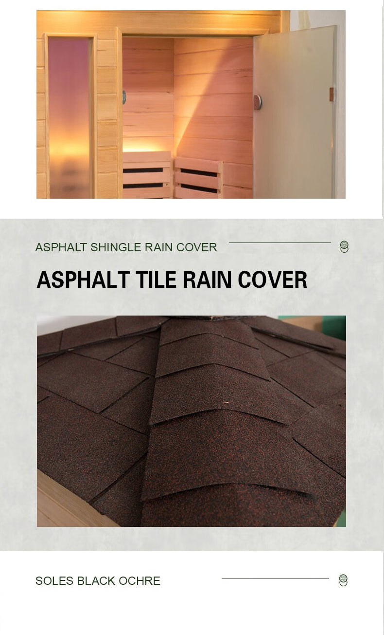 NaturalDoctor-OD Outdoor sauna for 2- 6 people