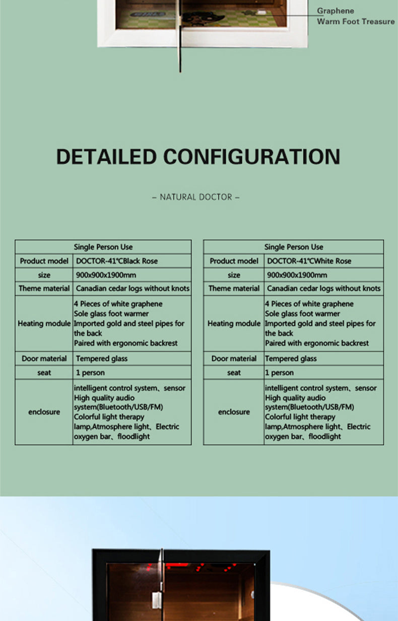 NaturalDoctor-41°C Infrared sauna