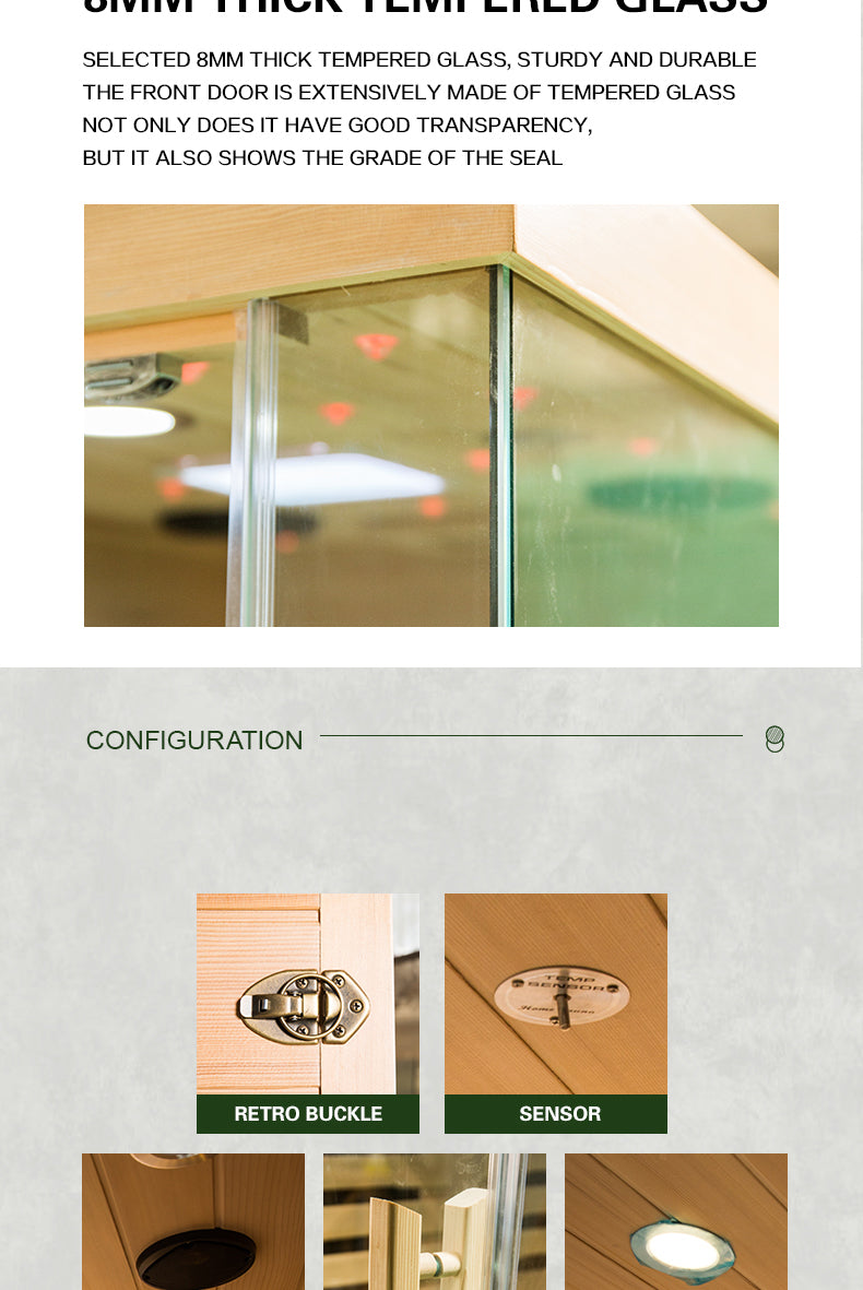 NaturalDoctor-D Infrared sauna for 1- 4 people