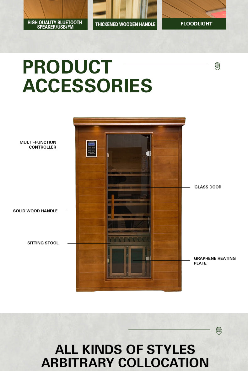 NaturalDoctor-D Infrared sauna for 1- 4 people