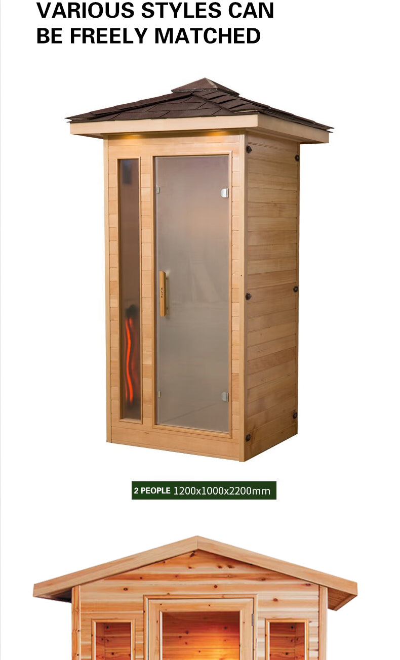 NaturalDoctor-OD Outdoor sauna for 2- 6 people