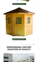 NaturalDoctor-OD Outdoor sauna for 2- 6 people