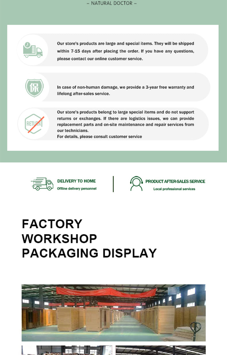 NaturalDoctor-41°C Infrared sauna