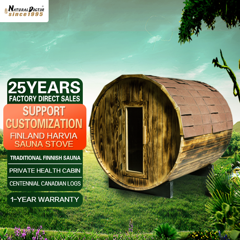 NaturalDoctor -BRT4 Barrel sauna for 4 people