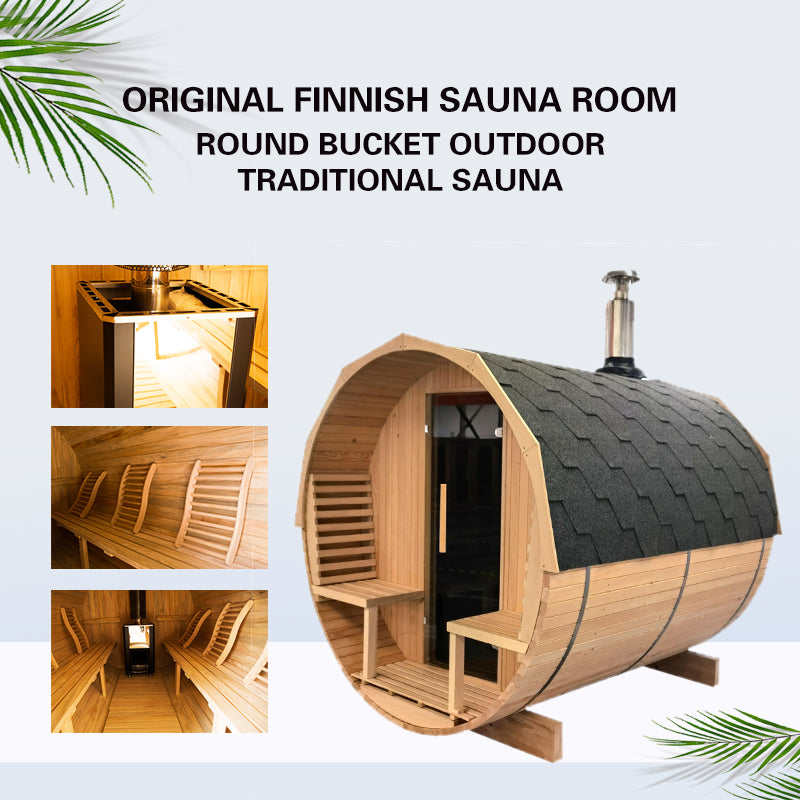 NaturalDoctor-BRW Barrel sauna for 4 people Secondary image