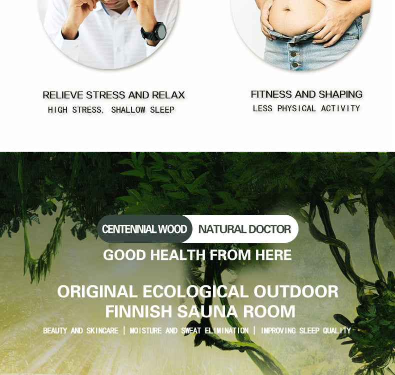 NaturalDoctor -BRT4 Barrel sauna for 4 people