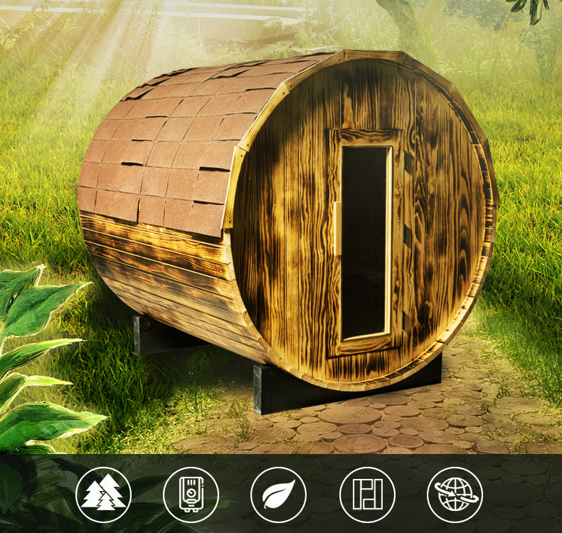 NaturalDoctor -BRT4 Barrel sauna for 4 people