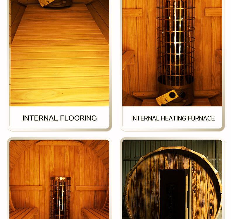 NaturalDoctor -BRT4 Barrel sauna for 4 people