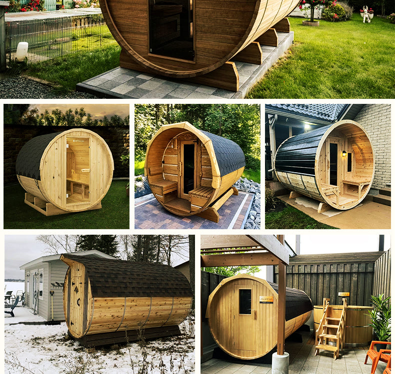 NaturalDoctor -BRT4 Barrel sauna for 4 people