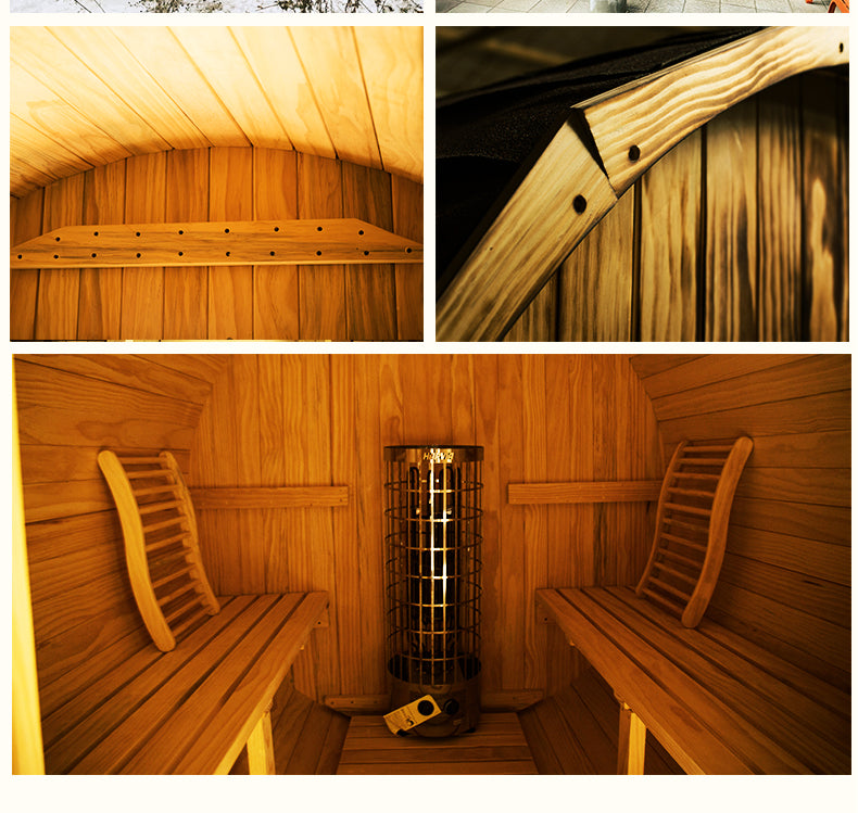 NaturalDoctor -BRT4 Barrel sauna for 4 people