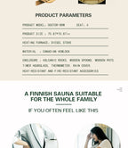 NaturalDoctor-BRW Barrel sauna for 4 people