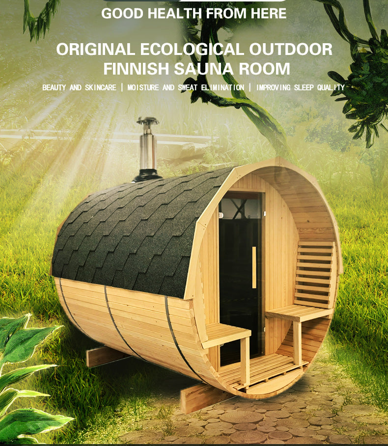 NaturalDoctor-BRW Barrel sauna for 4 people