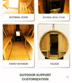 NaturalDoctor-BRW Barrel sauna for 4 people