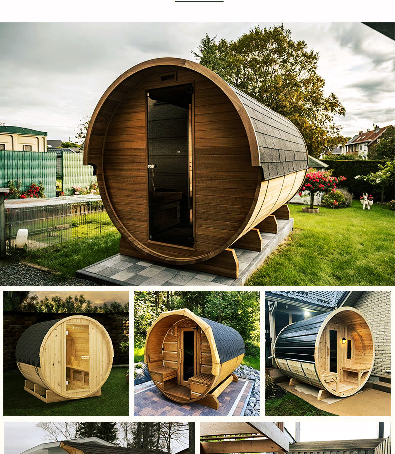 NaturalDoctor-BRW Barrel sauna for 4 people