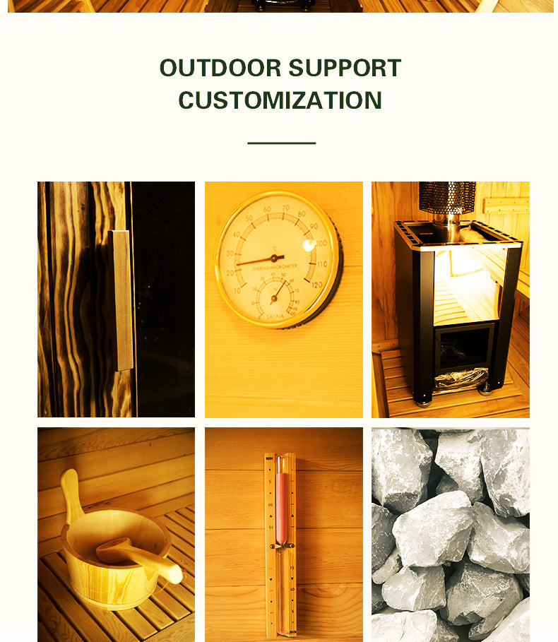 NaturalDoctor-BRW Barrel sauna for 4 people