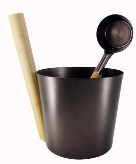 Natural Doctor ND-ACC-006 Anodised 5L Sauna bucket and ladles