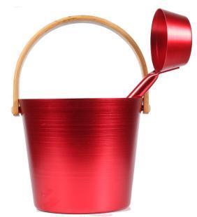 Natural Doctor ND-ACC-012 Anodised 5L Sauna bucket and ladles