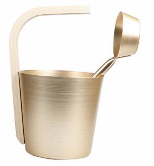 Natural Doctor ND-ACC-023 Anodised 5L Sauna bucket and ladles
