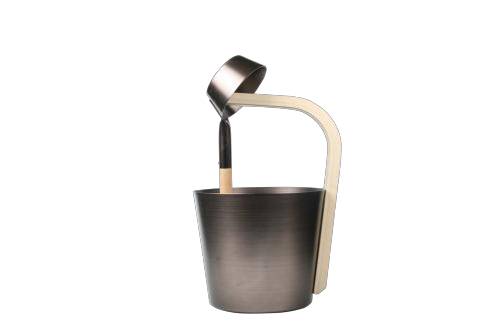 Natural Doctor ND-ACC-024 Anodised 5L Sauna bucket and ladles