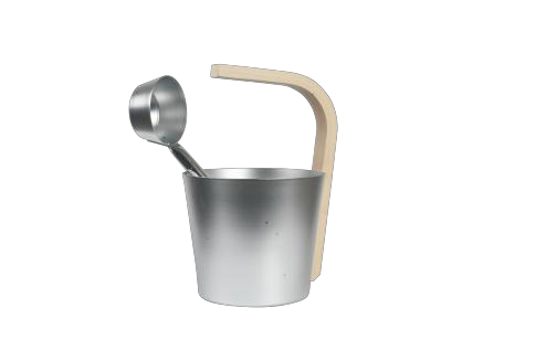 Natural Doctor ND-ACC-026 Anodised 5L Sauna bucket and ladles