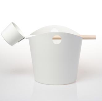 Natural Doctor ND-ACC-029 Powder-coated 7L Sauna bucket and ladles