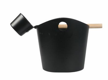 Natural Doctor ND-ACC-030 Powder-coated 7L Sauna bucket and ladles