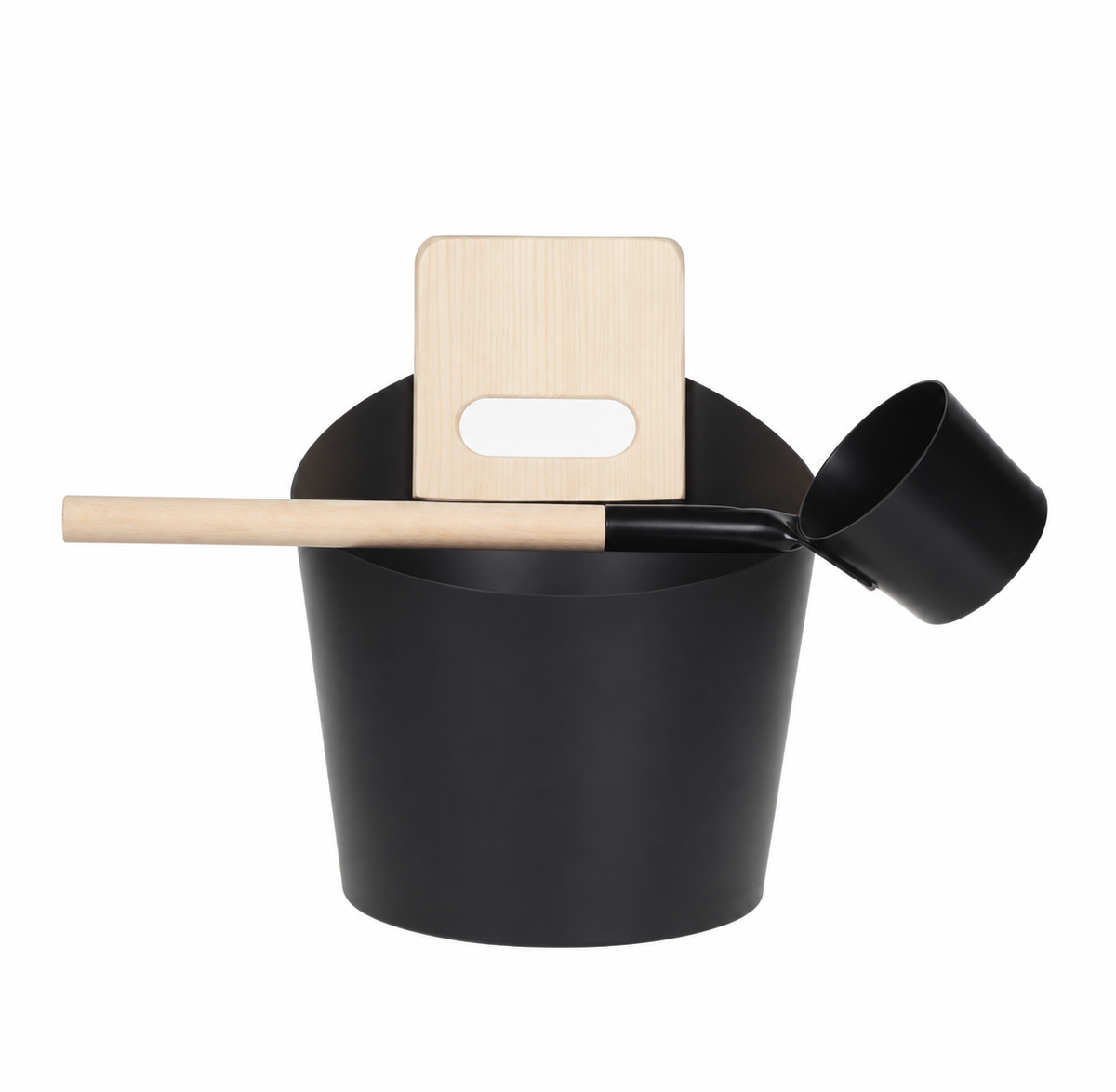 Natural Doctor ND-ACC-038 Powder-coated 5L Sauna bucket and ladles Hovedbillede