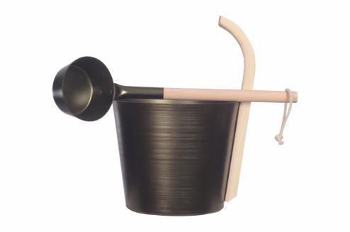 Natural Doctor ND-ACC-054 Anodised 5L Sauna bucket and ladles Huvudsaklig produktbild