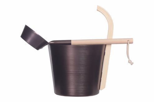 Natural Doctor ND-ACC-055 Anodised 5L Sauna bucket and ladles Huvudsaklig produktbild