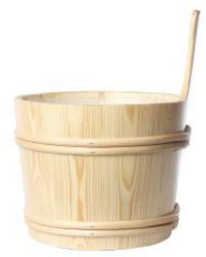 Natural Doctor ND-ACC-080 Sauna bucket with PE plastic liner