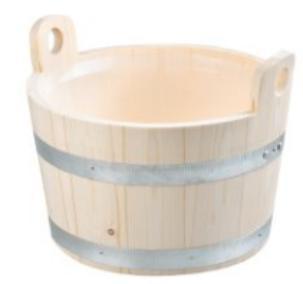 Natural Doctor ND-ACC-084 Sauna bucket PE with plastic inner