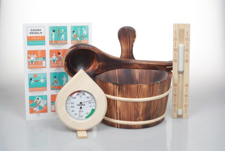 Natural Doctor ND-ACC-092 Sauna Wooden bucket set Hovedbillede