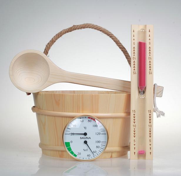 Natural Doctor ND-ACC-105 Sauna Wooden bucket set