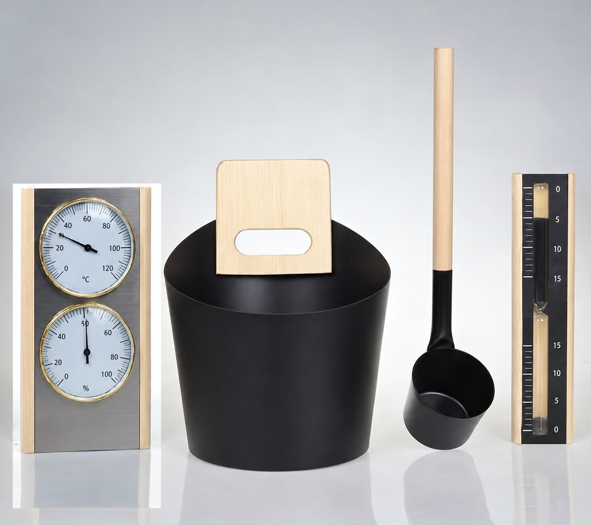 Natural Doctor ND-ACC-109 Powder-coated Aluminium bucket set メイン画像