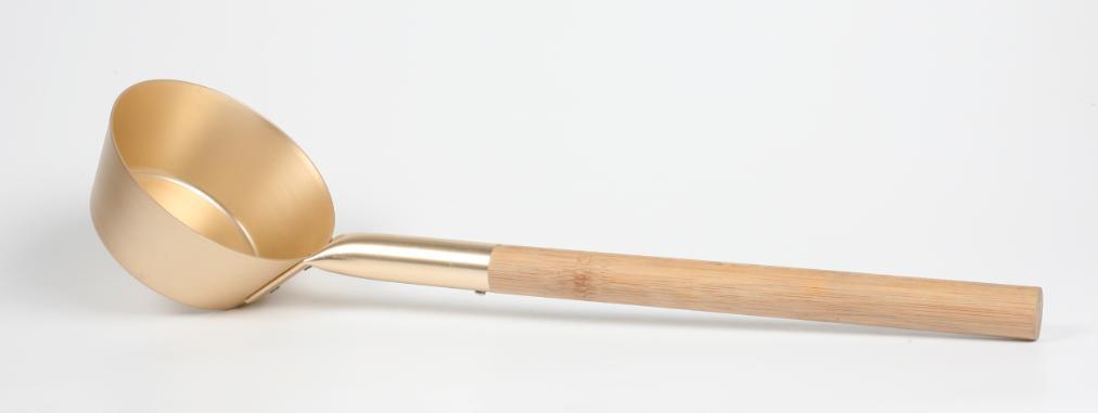 Natural Doctor ND-ACC-119 Anodised 350ML bamboo Sauna ladle