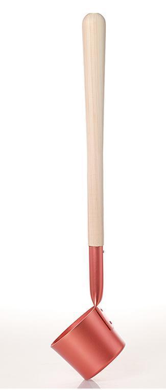 Natural Doctor ND-ACC-132 Anodised Long Handle Pine Sauna ladle メイン画像