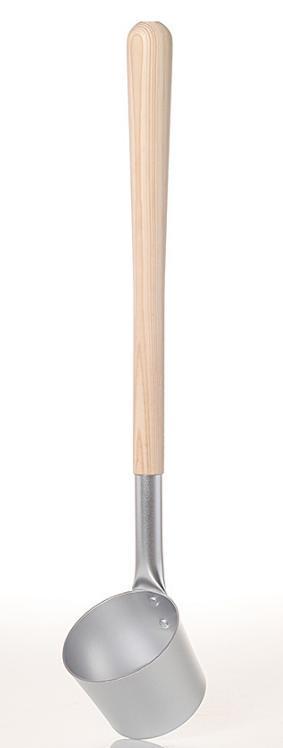 Natural Doctor ND-ACC-134 Anodised Long Handle Pine Sauna ladle メイン画像