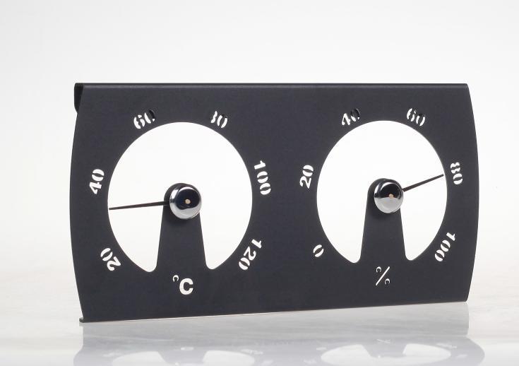 Natural Doctor ND-ACC-155 AluminiumThermometer&hygrometer
