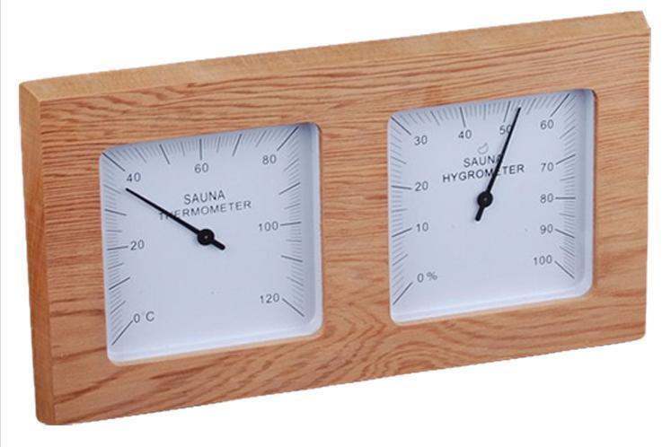 Natural Doctor ND-ACC-169 Thermometer&hygrometer Red cedar メイン画像