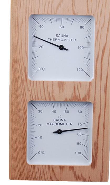 Natural Doctor ND-ACC-170 Thermometer&hygrometer Red cedar メイン画像