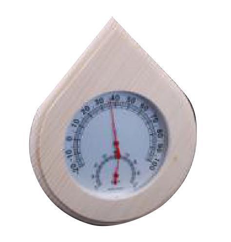 Natural Doctor ND-ACC-172 Thermometer&hygrometer Pine メイン画像